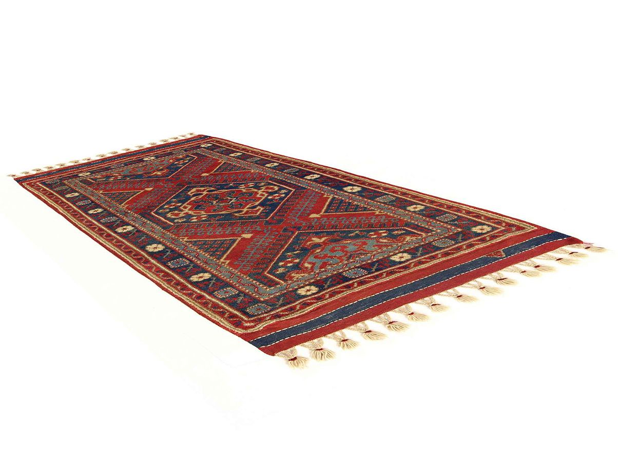 Tappeto turco vintage Konya in lana, Eden Carpets