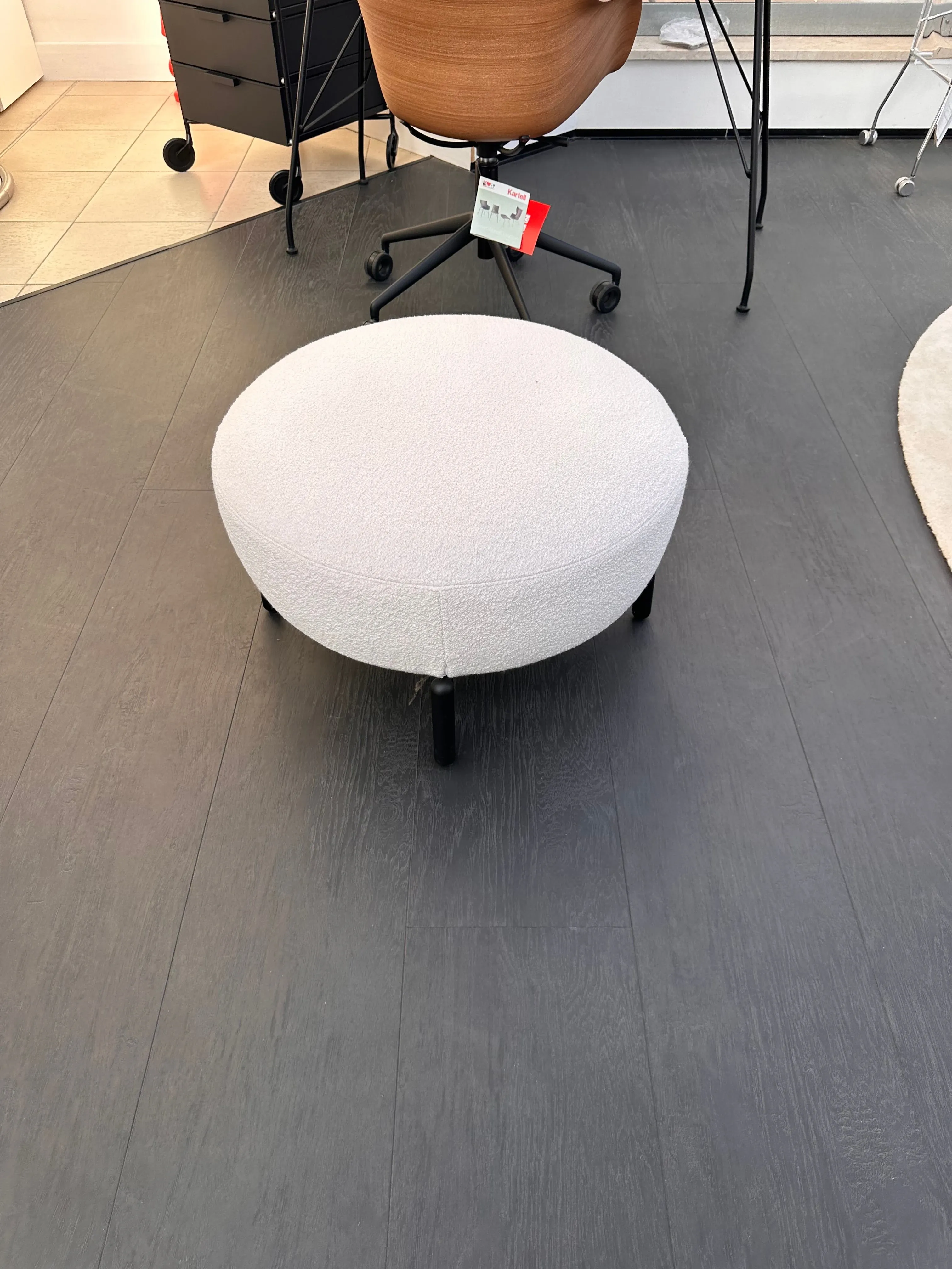 Pouf tondo Lunam Orsetto (bianco), Kartell 1