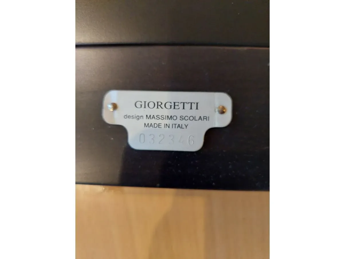 Scrivania Zeno in legno di ebano, Giorgetti 1