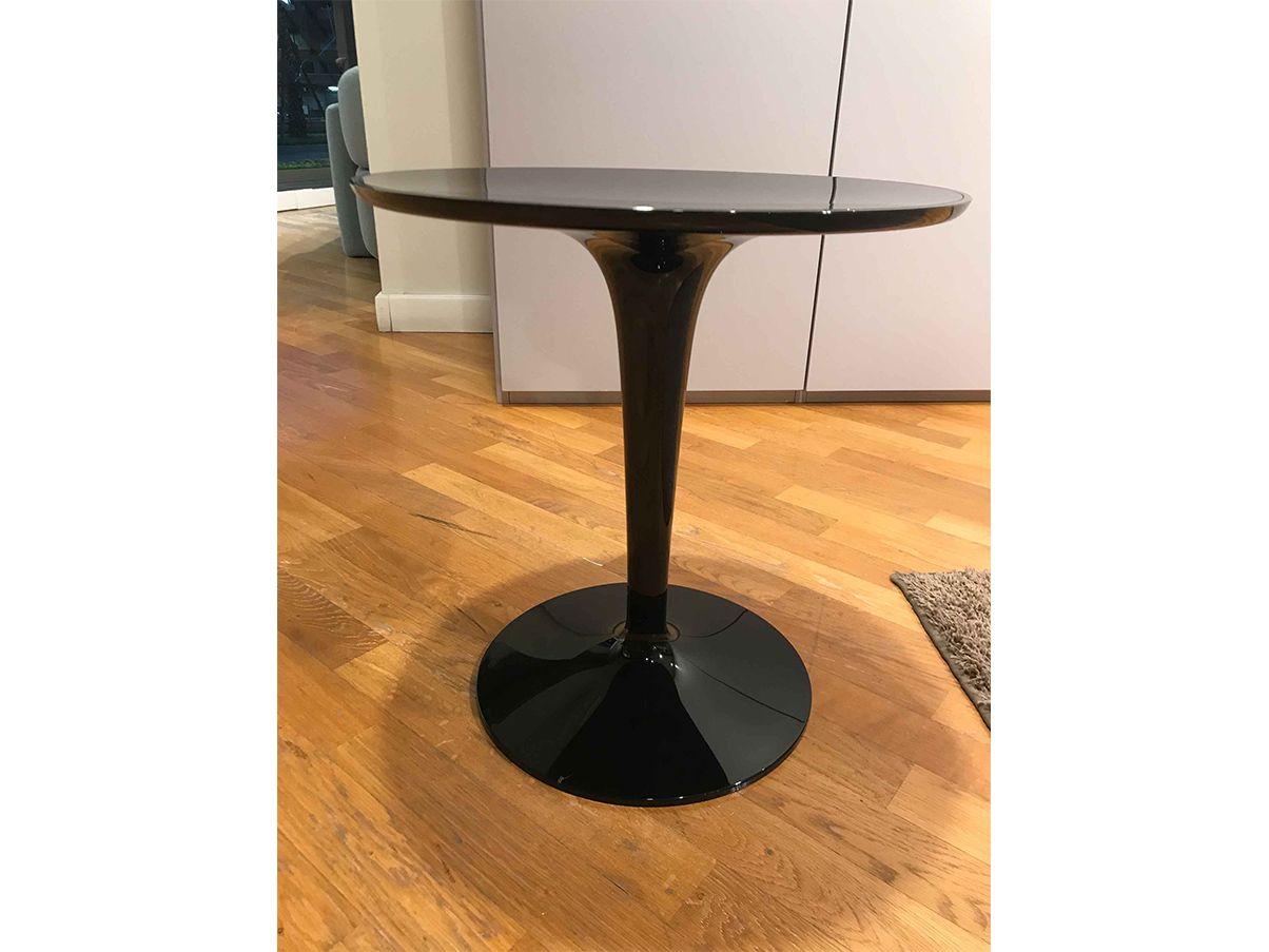 Tip Top round coffee table by Philippe Starck (black), Kartell