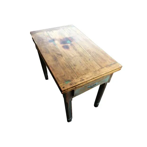 Frattino vintage wood and resin table (1930s), image