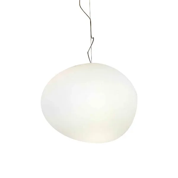 Gregg suspension lamp in satin glass, Foscarini image