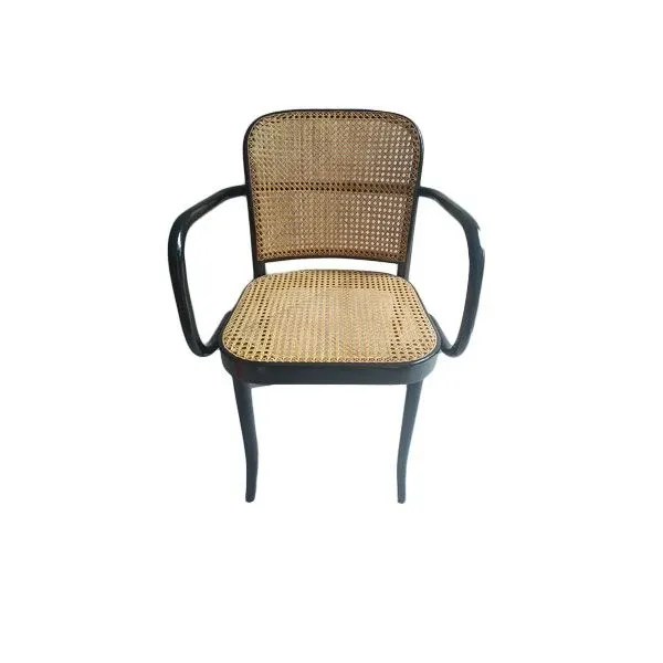Italcomma B1811 armchair in beech wood and Vienna straw image