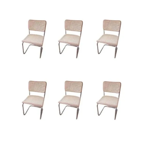 Set of 6 Cesca chairs by Marcel Lajos Breuer, MDF Italia image