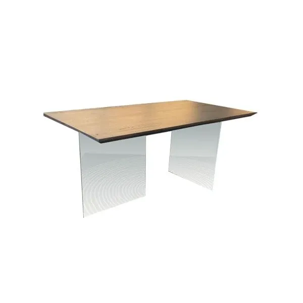 Dante table with oak and glass top, MD Work image