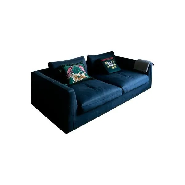 Richard 3-seater sofa in blue fabric, B&B Italia image