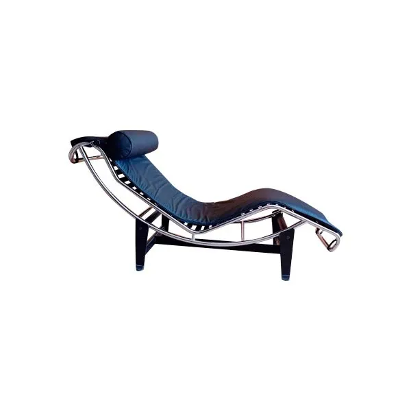 Chaise longue LC4 in pelle (nero), Alivar image