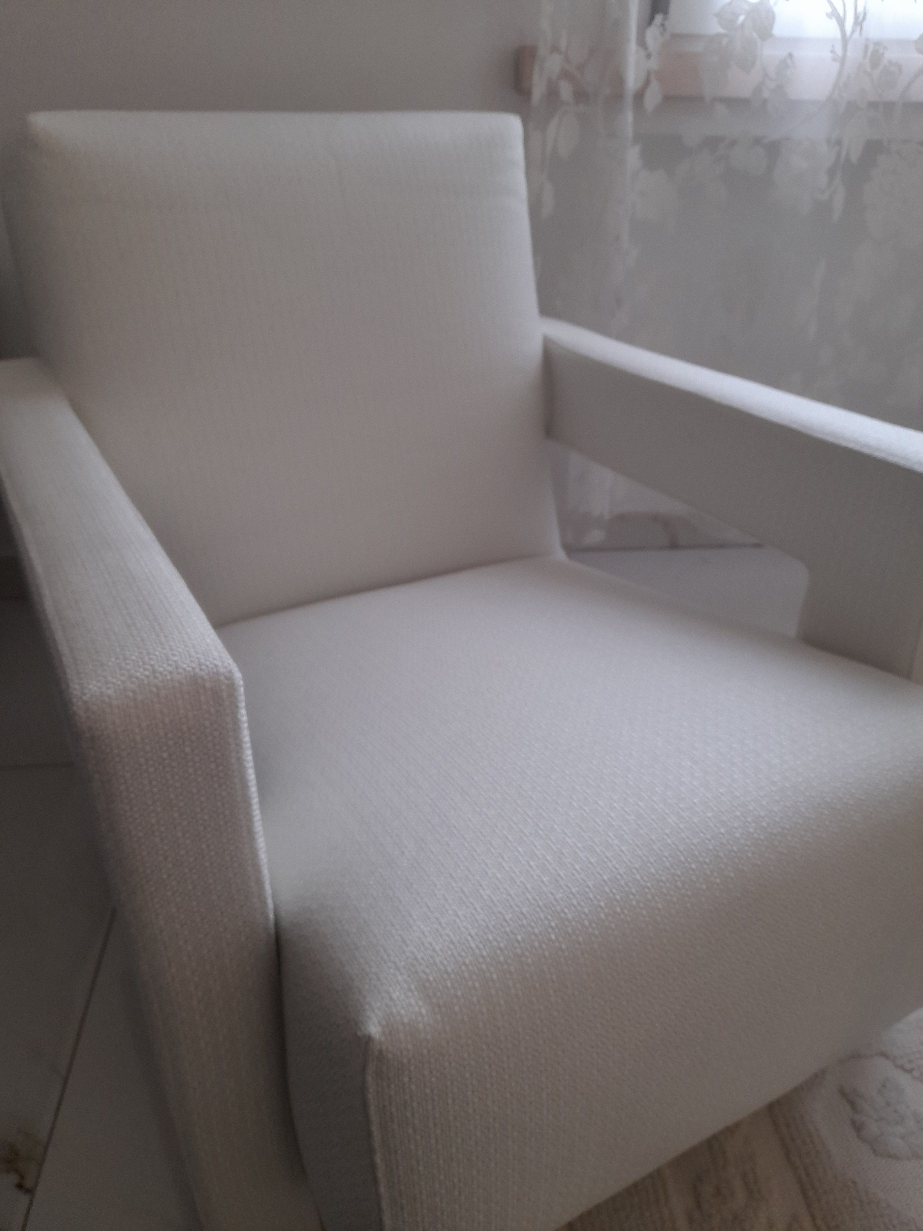 Poltrona Utrecht in tessuto (bianco) Front