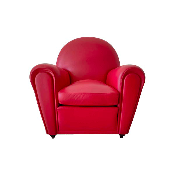 Vanity Fair leather armchair (red), Poltrona Frau image