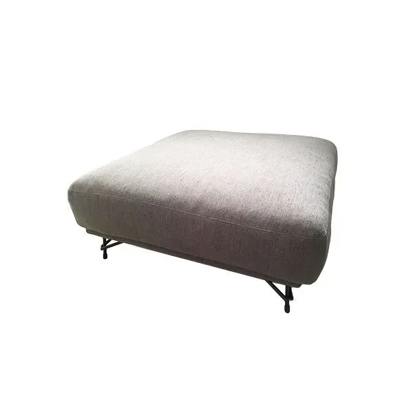 Lennox square pouf in fabric (grey), Ditre Italia image