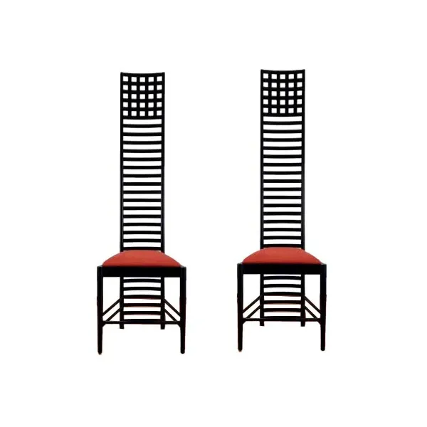 Set of 2 Hill House chairs by Charles Rennie Mackintosh, Alivar image