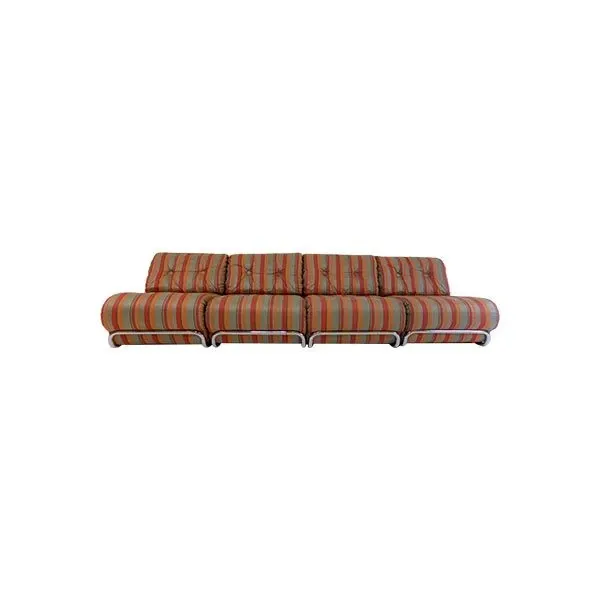 Set aus 4 modularen Vintage-Sofas aus Stoff (70er Jahre) 