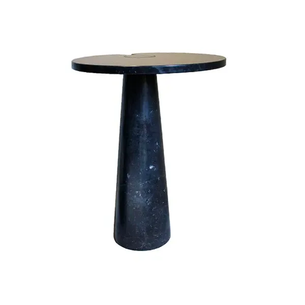 Vintage coffee table in black Marquinia marble, Angelo Mangiarotti image