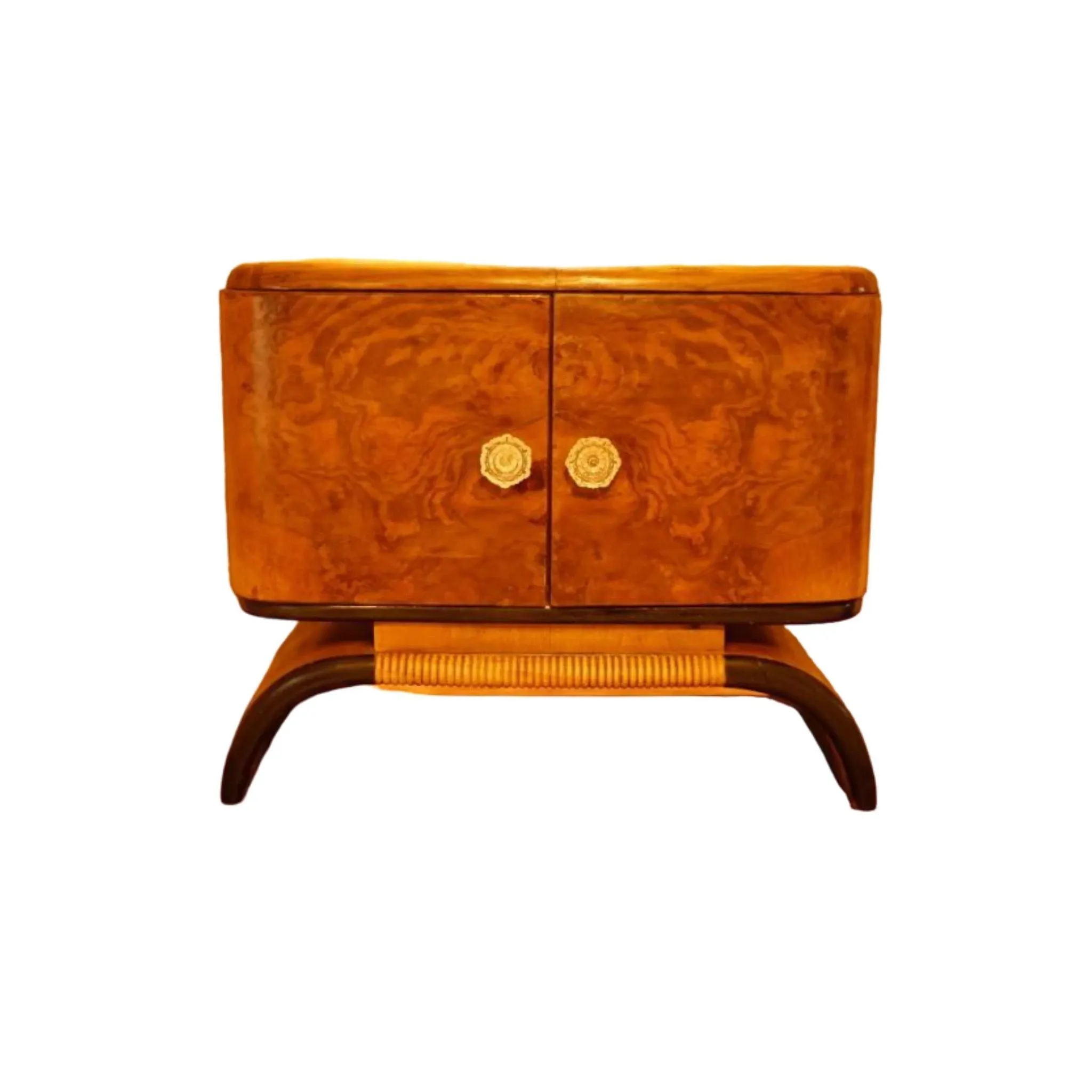 Mid-Century style bar cabinet walnut 9