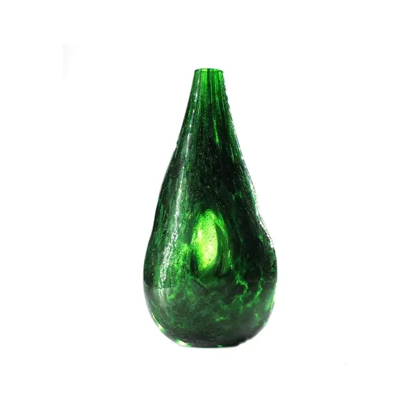 Murano glass aventurine vase (green) image