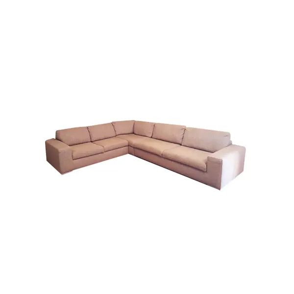 6-seater corner sofa covered in fabric (beige), Pianca image