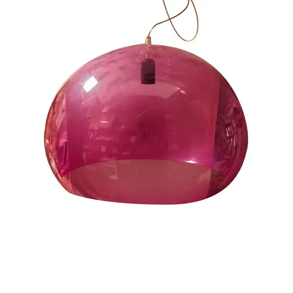 Fly suspension lamp in plexiglass (pink), Kartell image