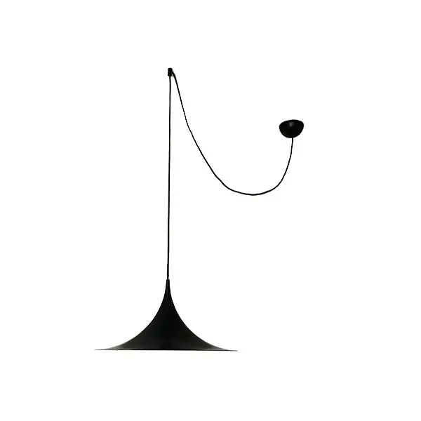 Semi pendant lamp in metal (black), Gubi image