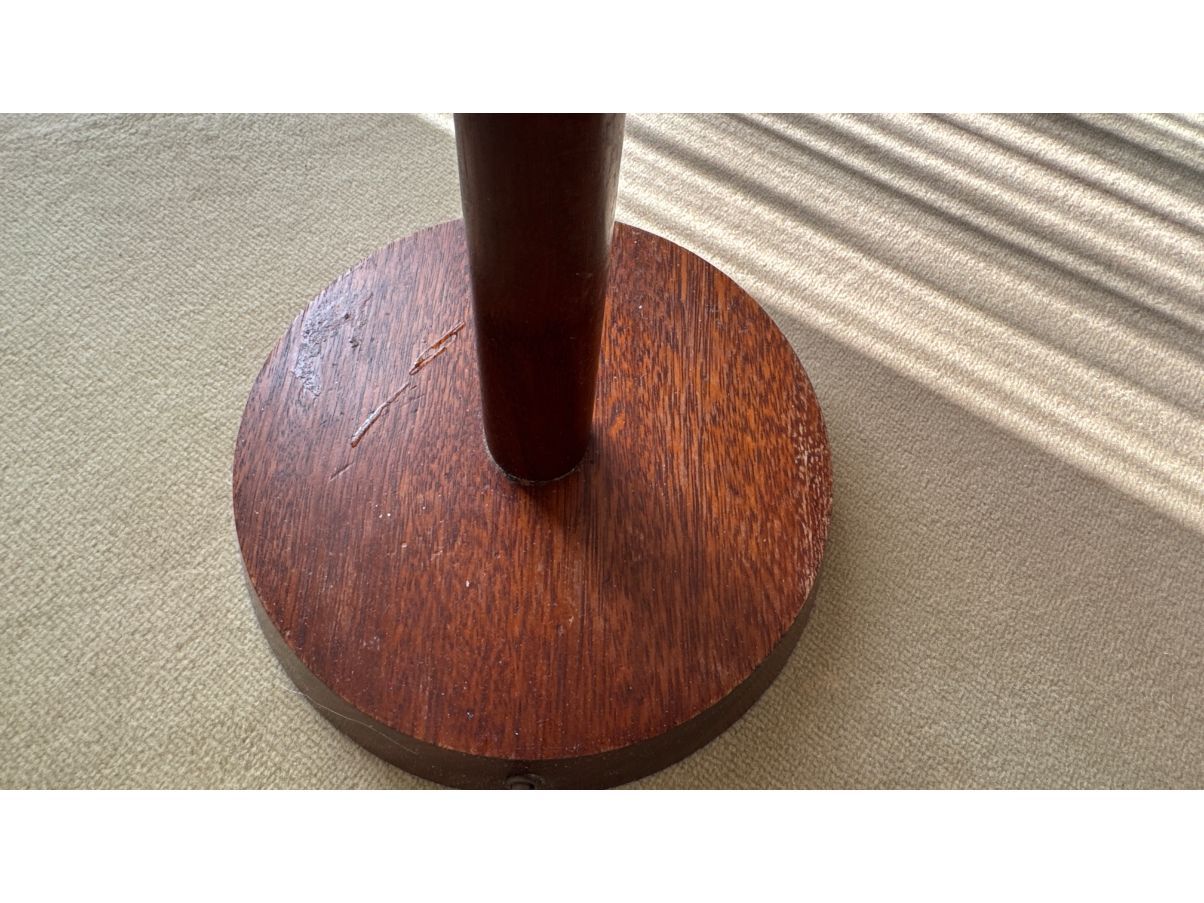 Lampe sur pied Temde en teck et corde (années 60) Defects