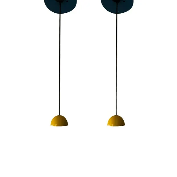 Set of 2 Alesia suspension lamps in steel, Artemide image