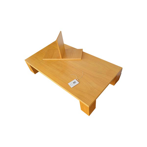 Tavolino basso in legno chiaro di Andrea Branzi, Zanotta