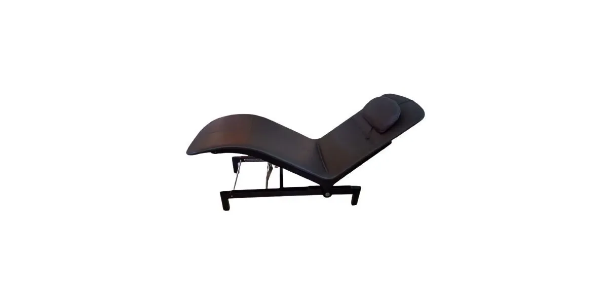 Ela chaise longue in leather, Giorgetti image