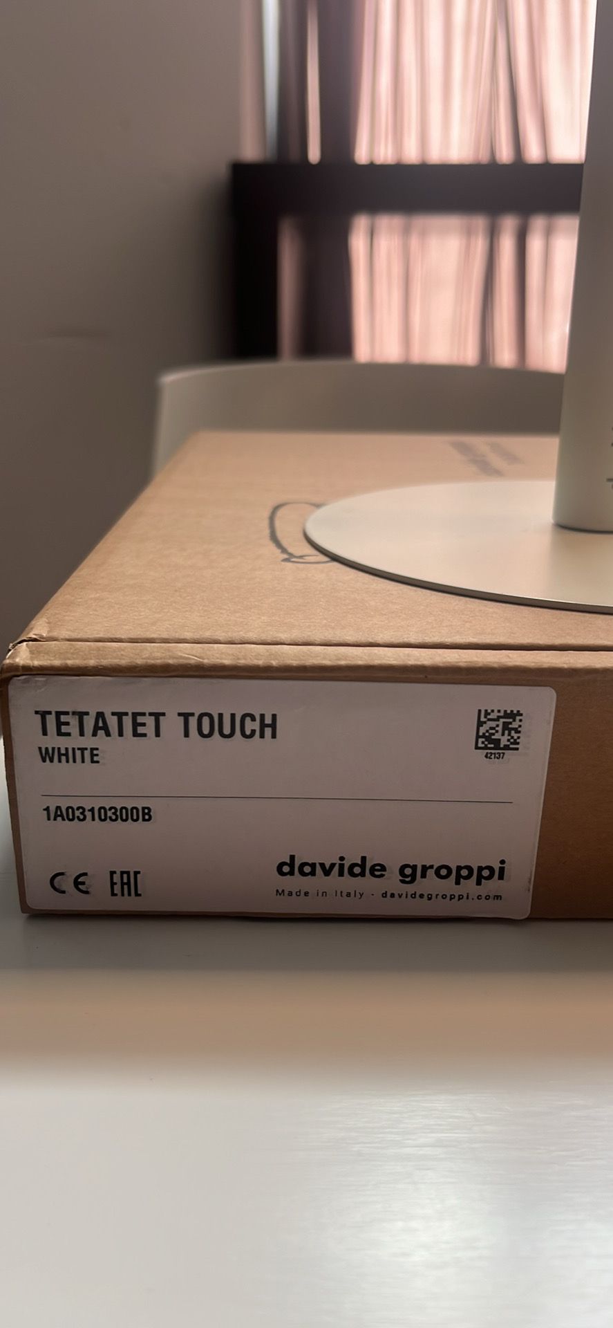 Lampe Nr. 5 TeTaTeT Touch aus Metall Brand