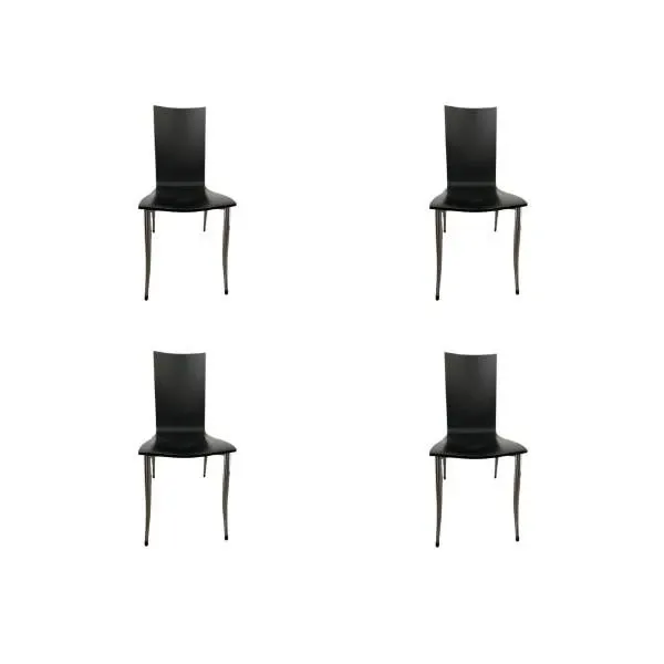 Set of 4 Olly Tango chairs by Philippe Starck, Aleph image