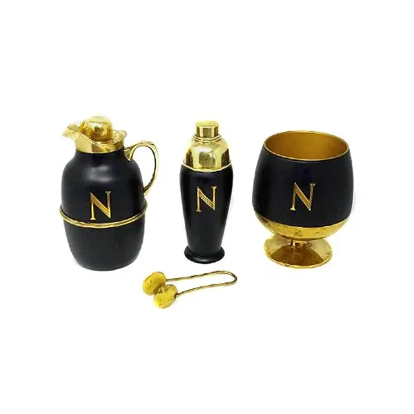 Vintage Brass Cocktail Set (1960s), image