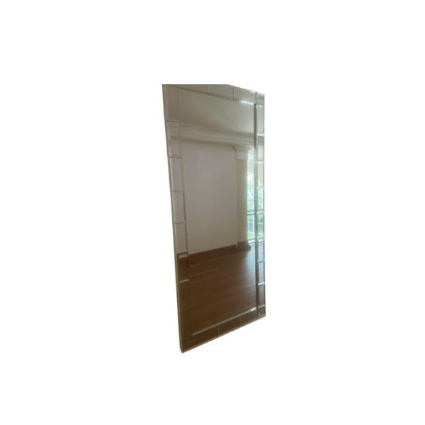 Acer rectangular wall mirror in beige glass, Visionnaire image