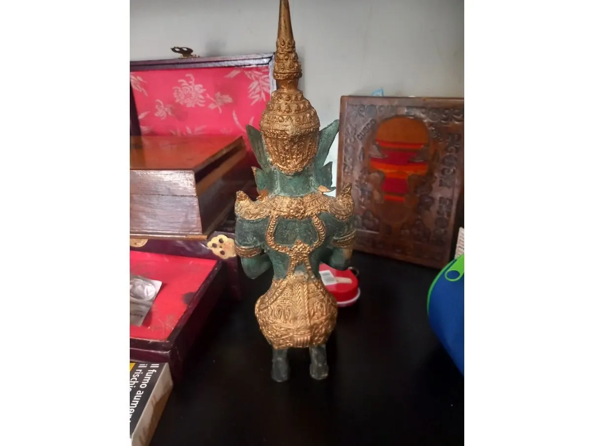 Vintage Tempelwächter Statue 3