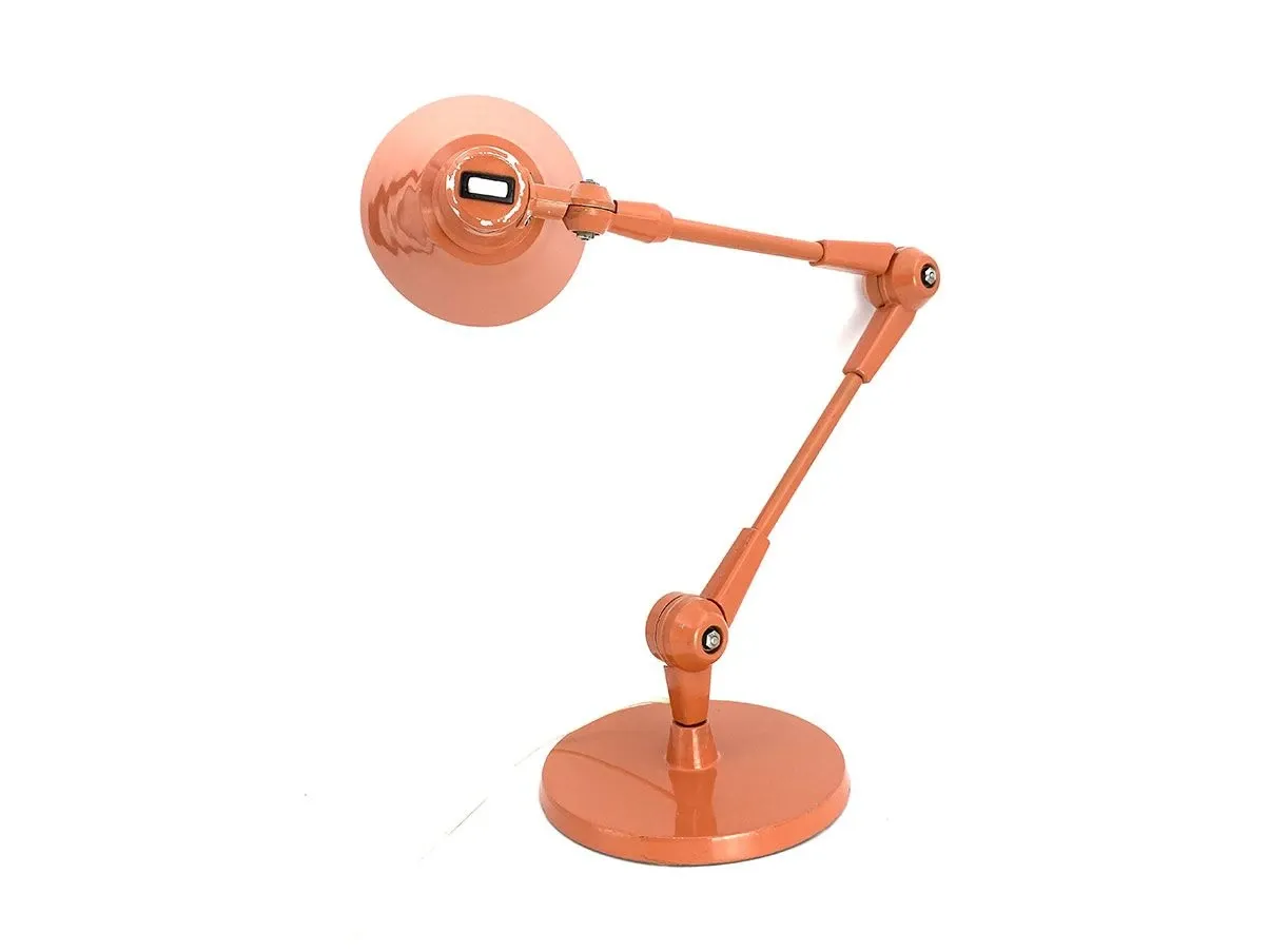 Vintage Aure table lamp in aluminum (pink) 5