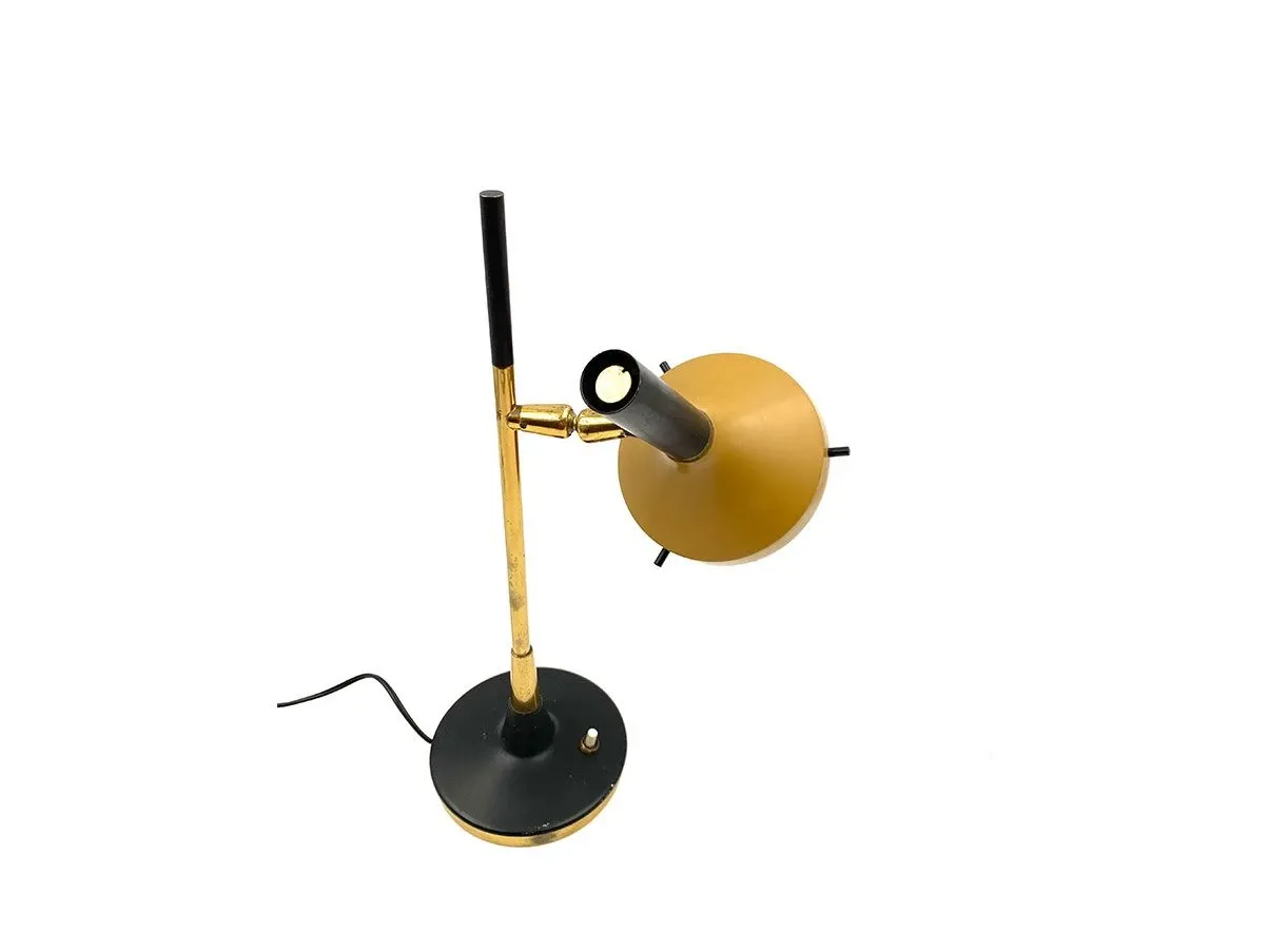 Vintage 553 brass table lamp (1950s) 4