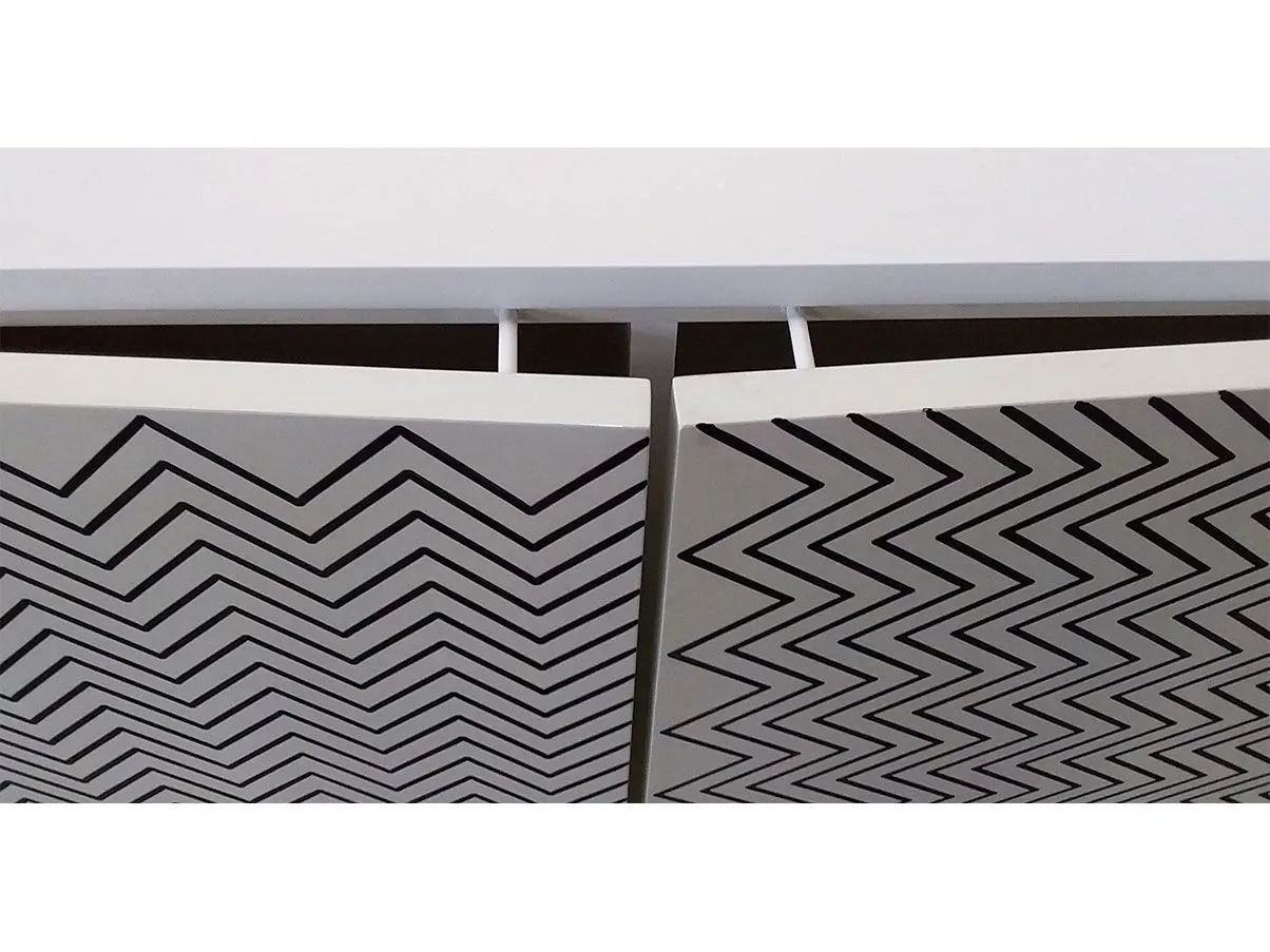 Madia Doppia Chevron con decorazione geometrica, Teknodesign 2