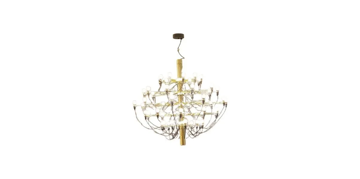 Chandelier 2097/30 in brass, Flos image