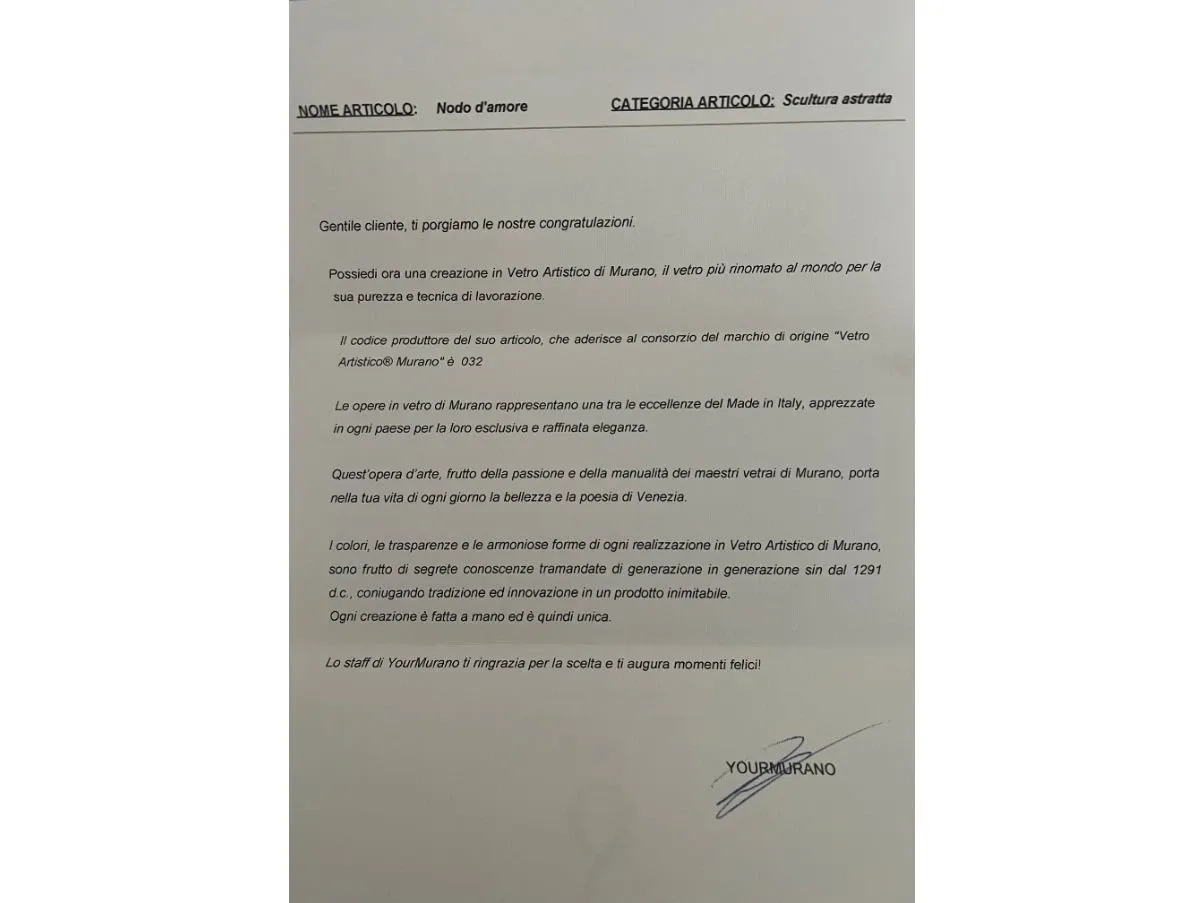 Statua Nodo d'Amore, 7