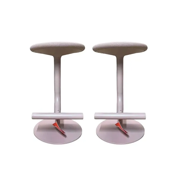 Set of 2 Tibù swivel and adjustable stools (pink), Magis image