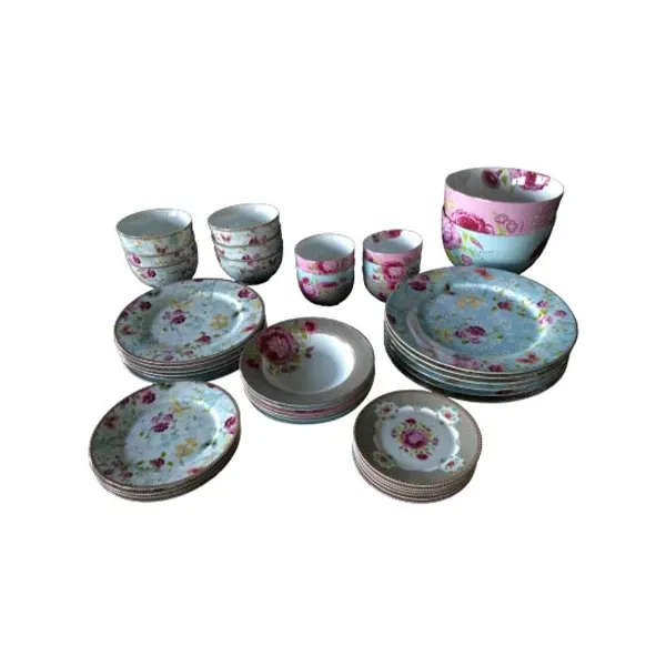 Dinnerware set for 6 in decorated porcelain, Pip studio image