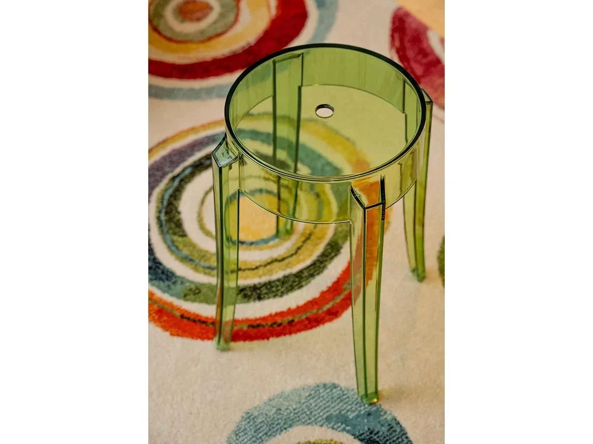 Sgabello Charles Ghost Philippe Starck (verde), Kartell 4