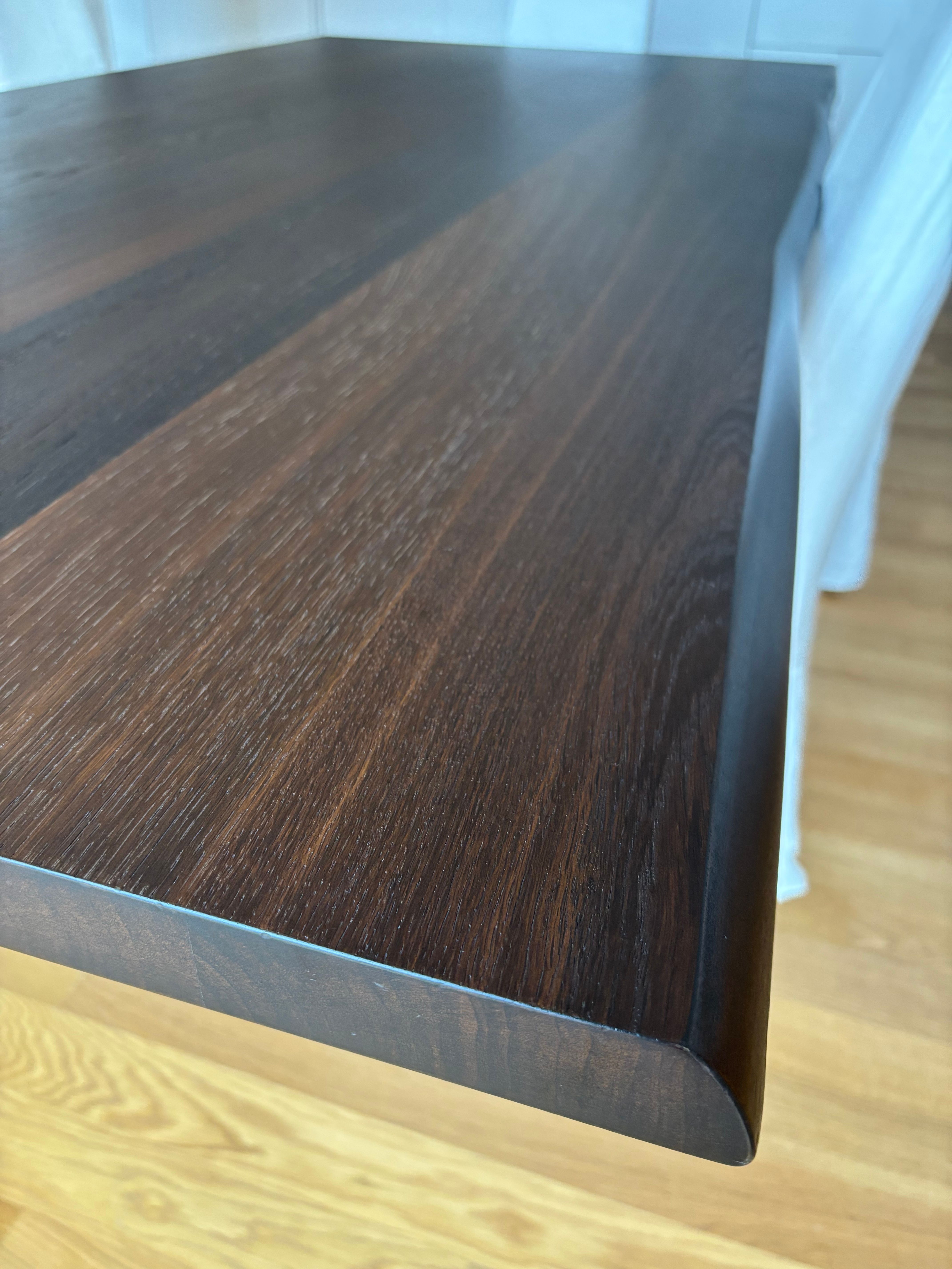 Rechteckiger Holztisch Eliot Front