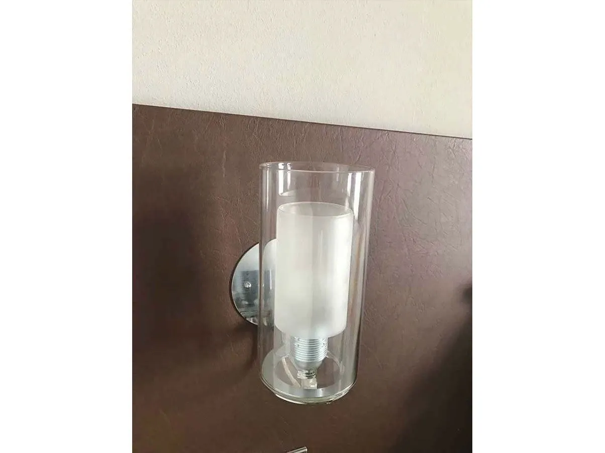 Set of 10 Kiska glass wall lamps 1