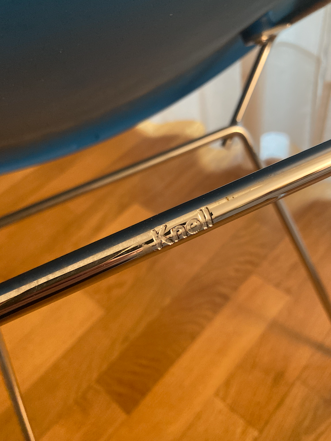 Ensemble de 4 chaises Bertoia Side en plastique colorées Brand