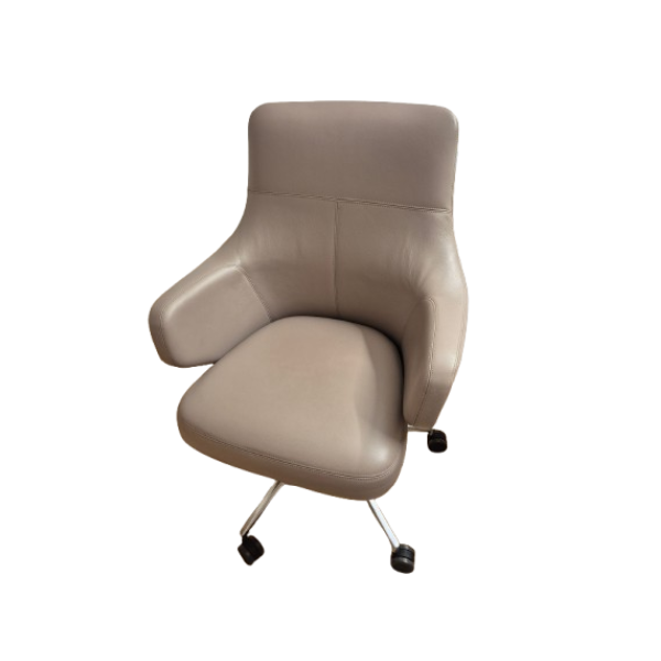 Poltrona girevole Grand Executive in pelle di Antonio Citterio  image