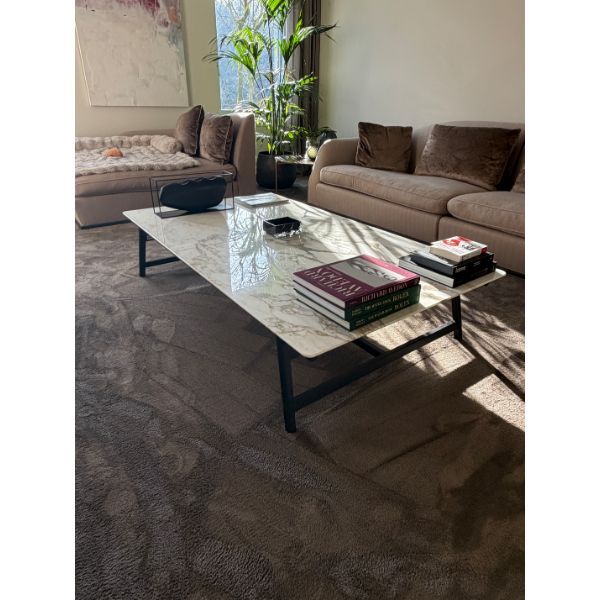 Table basse Giano en bois et marbre image