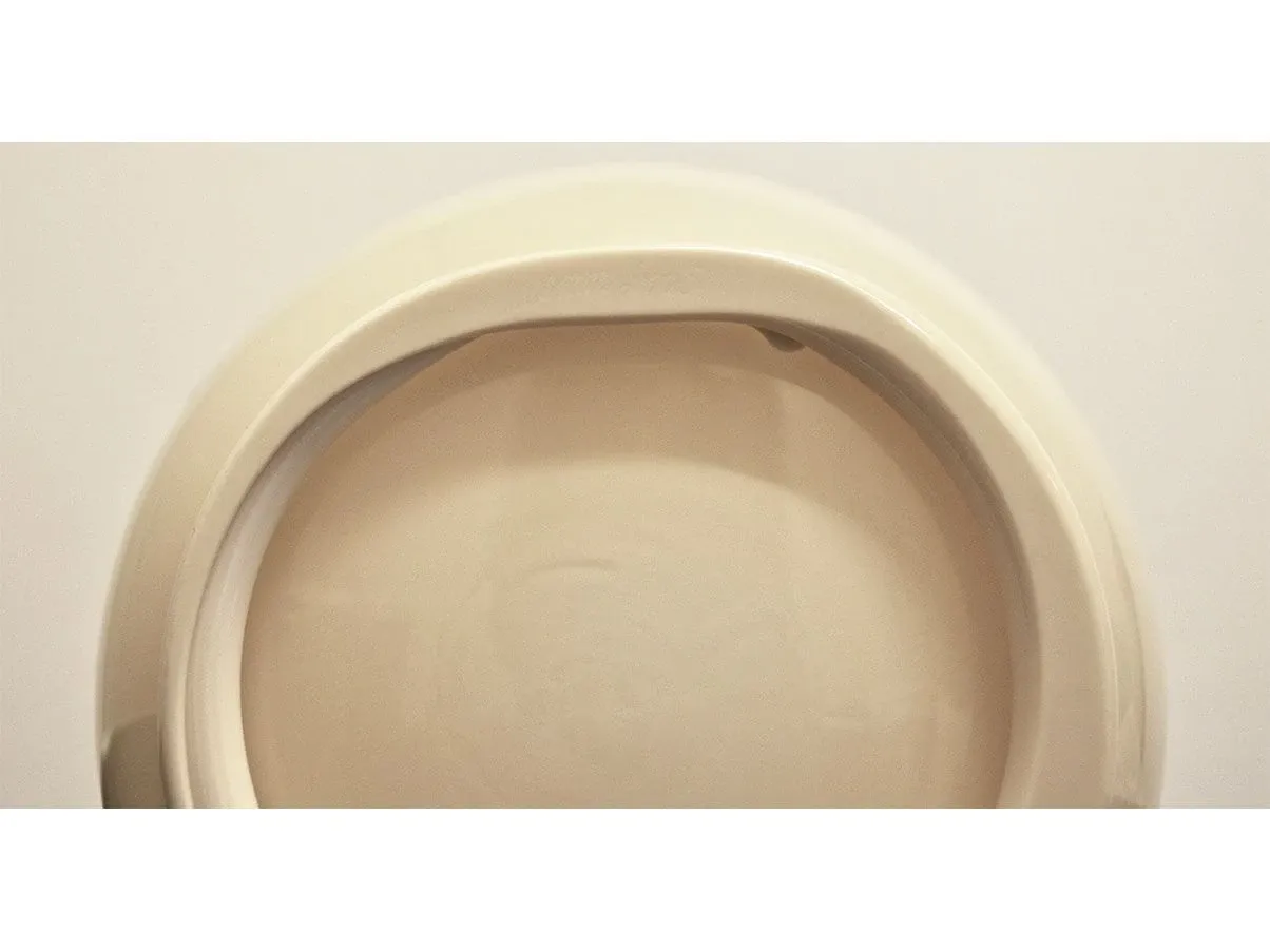 Vaso Opalino vetro soffiato e lavorato a mano (bianco) 