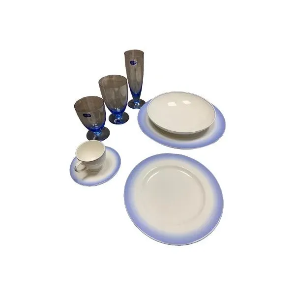 Servizio piatti e bicchieri in ceramica Bavaria, Mayerling 