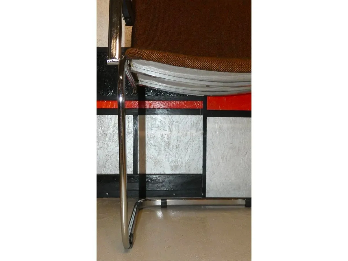 Set 4 poltroncine vintage da pranzo Cantilever (anni’70) 5