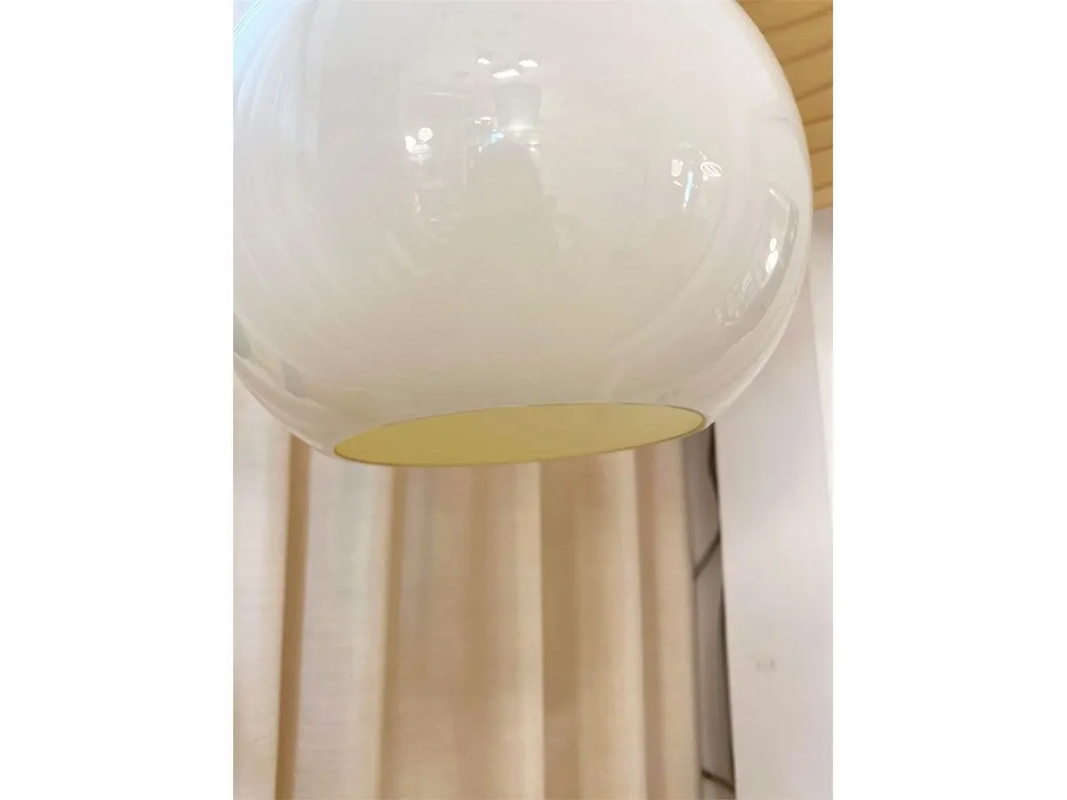 Lampada a sospensione Bud 3 LED in vetro bianco, Foscarini 1