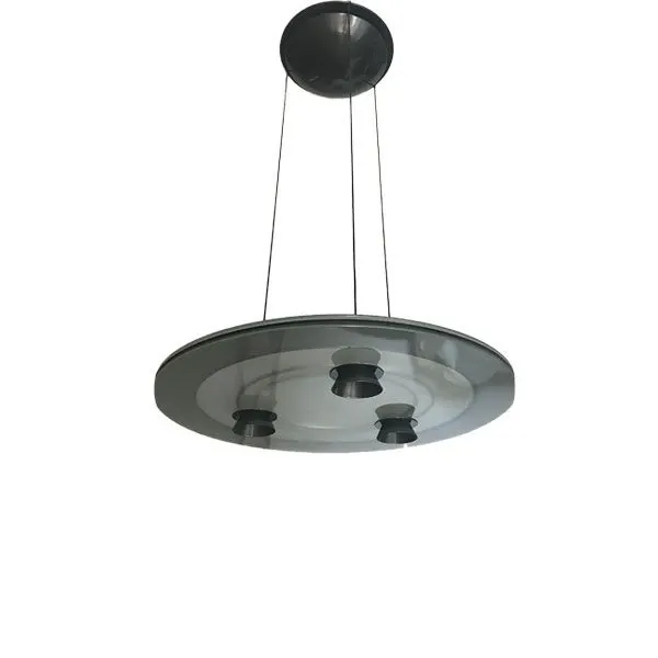 Lampada a sospensione Aurora diffusore in vetro, Arteluce 2