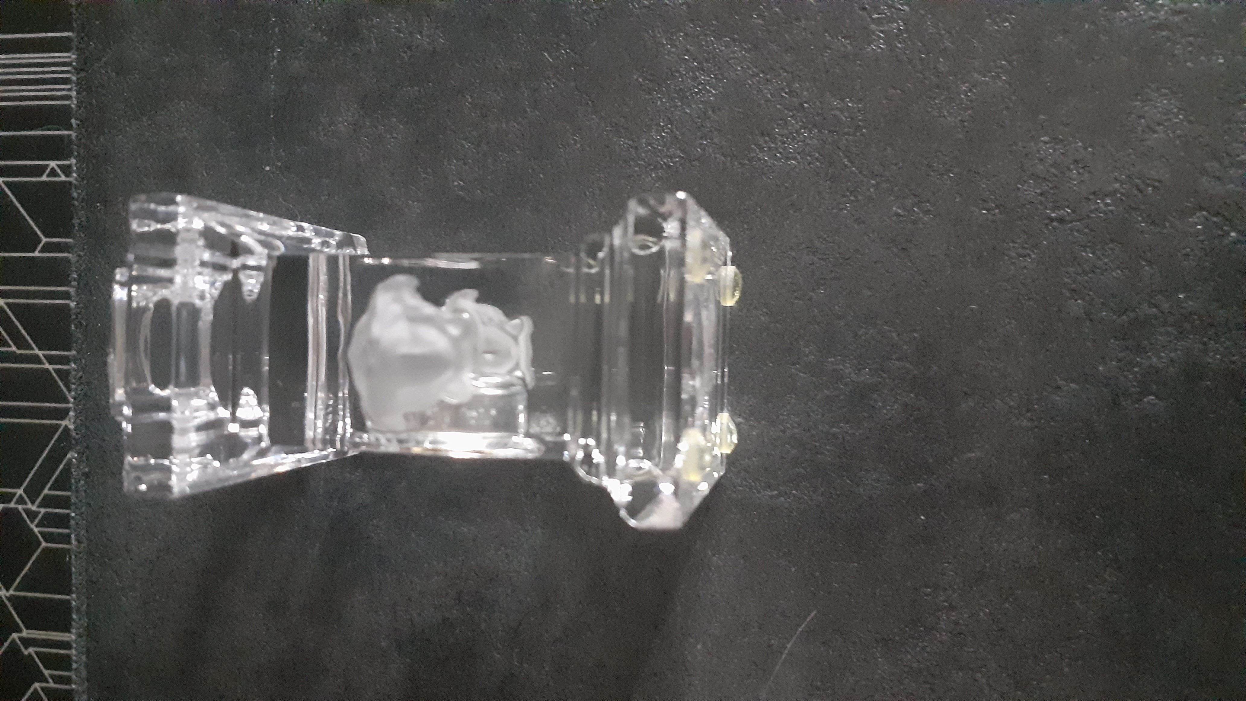 Transparent Table Clock for Versace Side